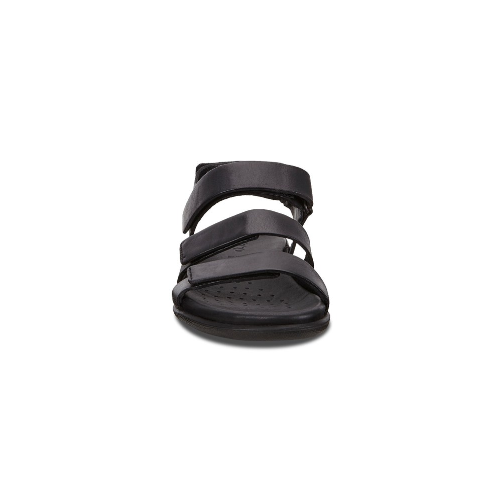 ECCO Womens Sandals Black - Flash Flat - BZS-325098